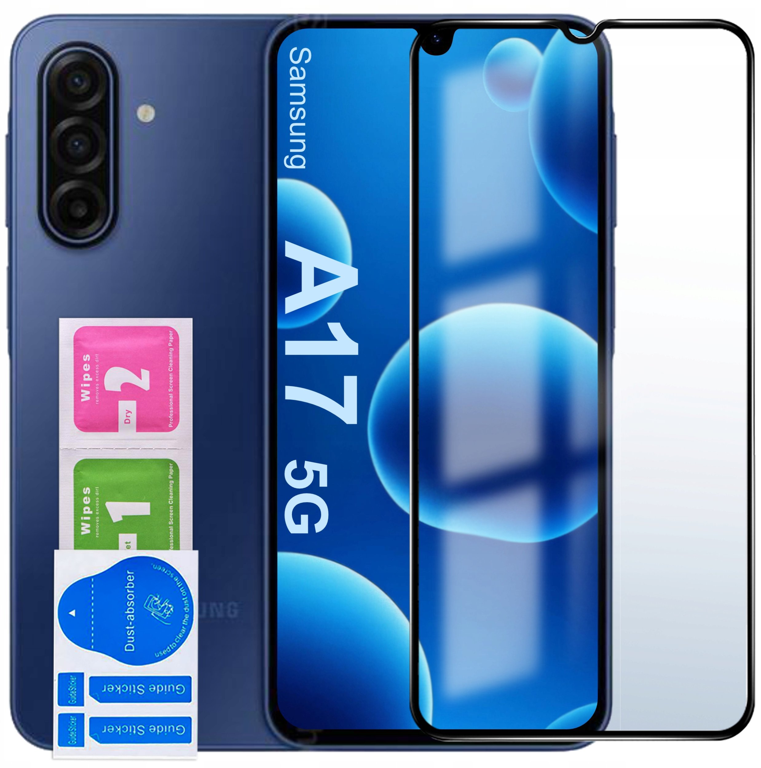 SZKŁO HARTOWANE do Samsung A17 5G PEŁNE NA CAŁY EKRAN 5D 9H