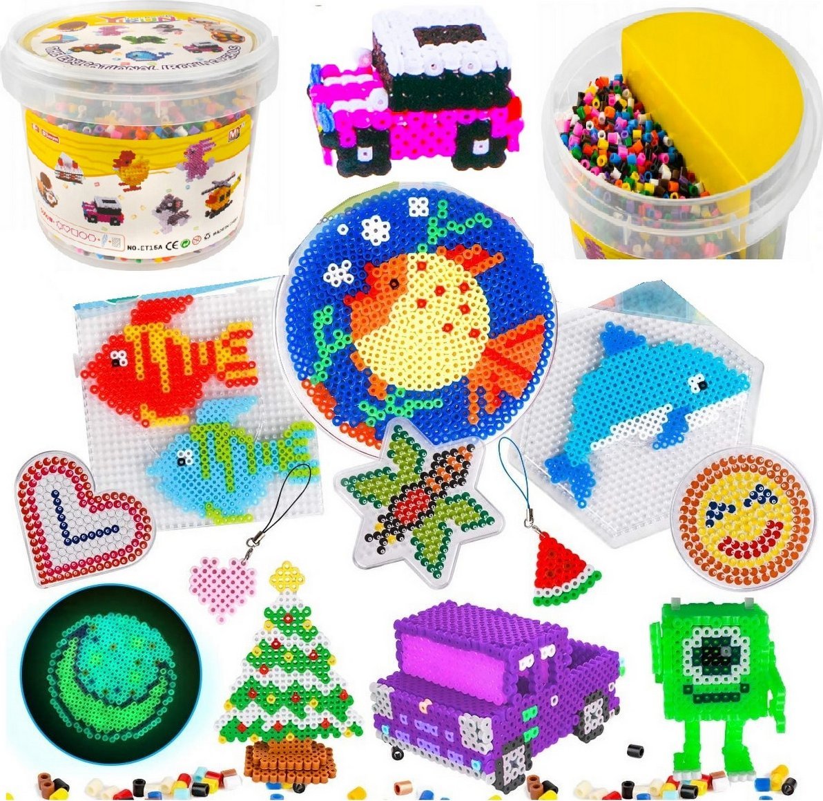 KORALIKI DO PRASOWANIA IRON BEADS+SZABLONY 5000szt