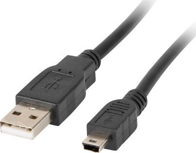 Kabel USB Lanberg USB-A - 1.8 m Czarny (CA-USBK-10CC-0018-BK)