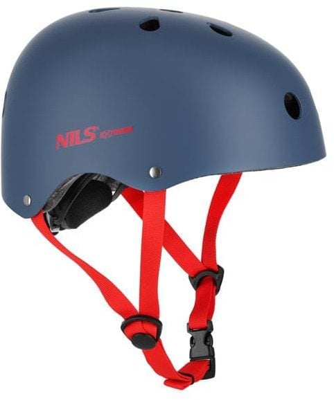 MTW001-1 KASK SZARO-CZERWONY ROZM. S(52-56CM) NILS EXTREME