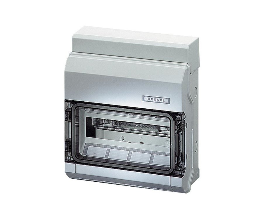 Hensel Rozdzielnica 1x12 z zaciskami PE/N IP65 KV 9112 Z