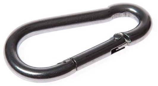 MOUNTING CARABINER 10X100 MM AISI304 1D