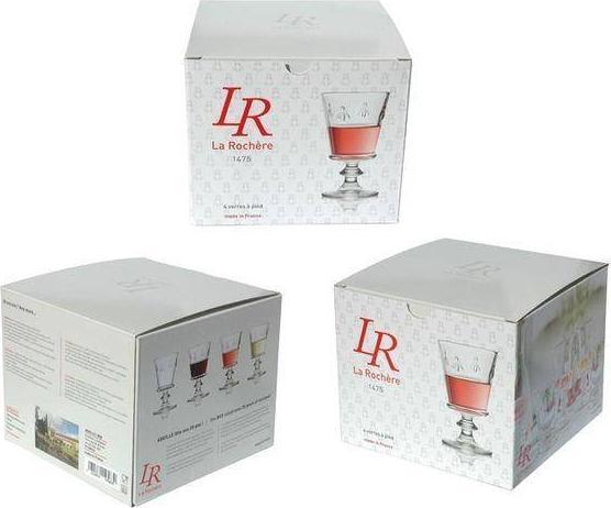 LA ROCHERE Pszczoła kpl.4 szt. kieliszków 240ml UPOMINKARNIA