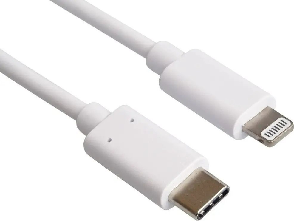 Kabel USB PremiumCord USB-C - Lightning 0.5 m Biały (kipod52)