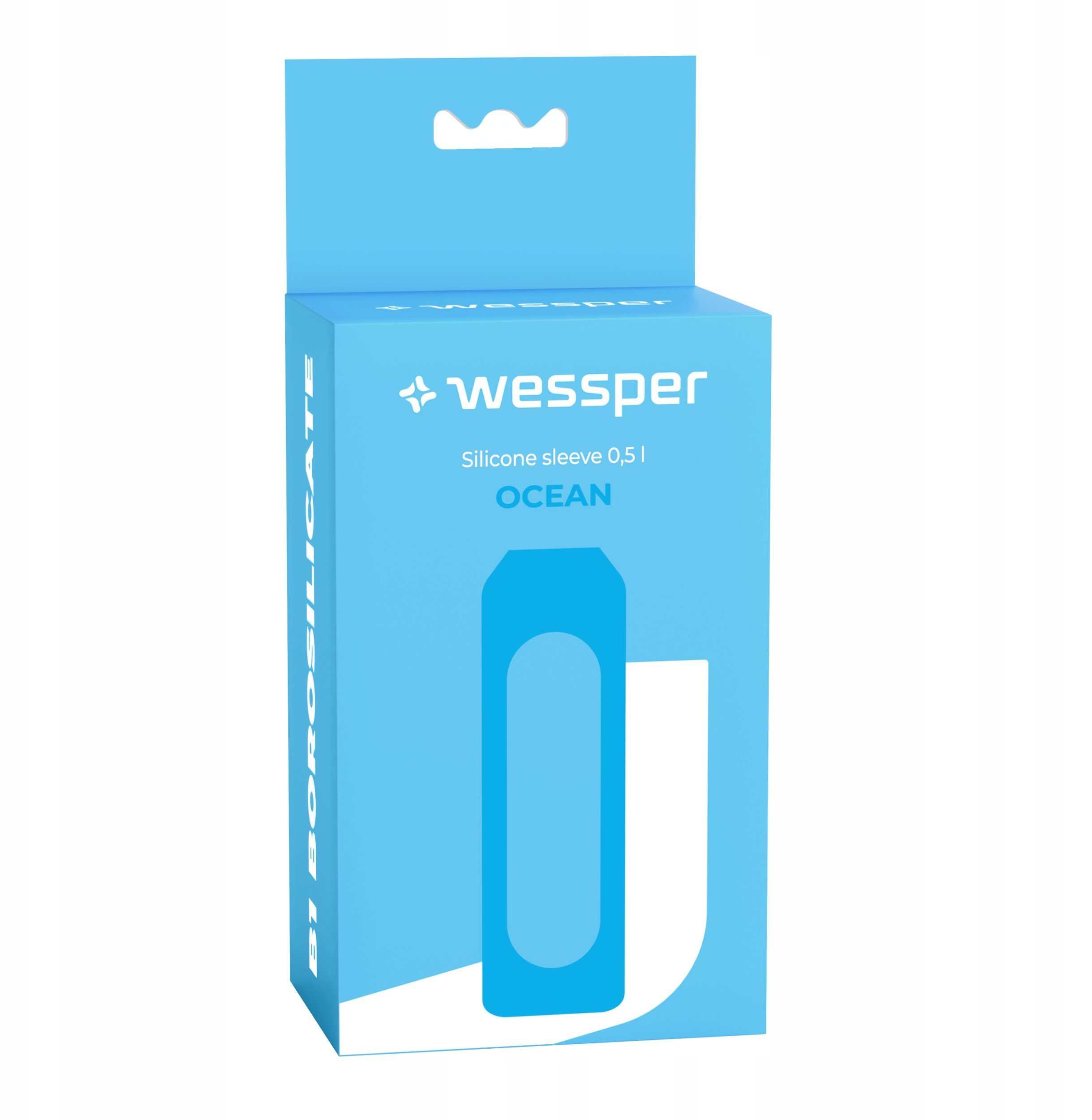 Silikonowa nakładka dla WE260 500ml Wessper B1 Borosilicate Ocean (SS-OC-WES260-500-NEW)