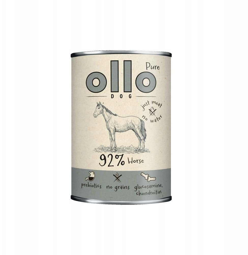 Triton Ollo Pure Hypoalergiczna Mokra karma dla psów dorosłych - Koń 400 g