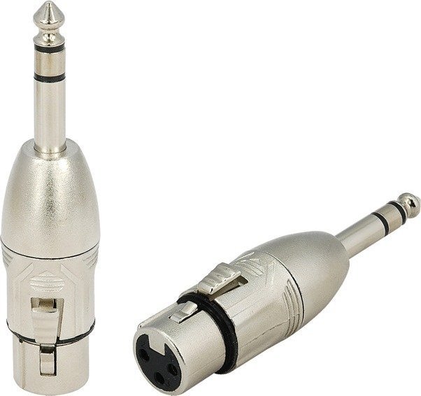 Roxtone RA3XFJM redukcja wtyk jack stereo 6,3mm - gniazdo XLR