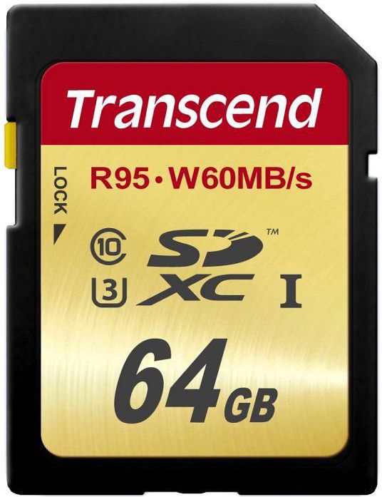 Karta Transcend SDXC 64 GB Class 10 UHS-I/U3 (TS64GSDU3)