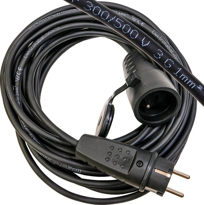 Mojeledy Przedłużacz gumowy OW 3x1 z/u gn wt H05RR-F 10m