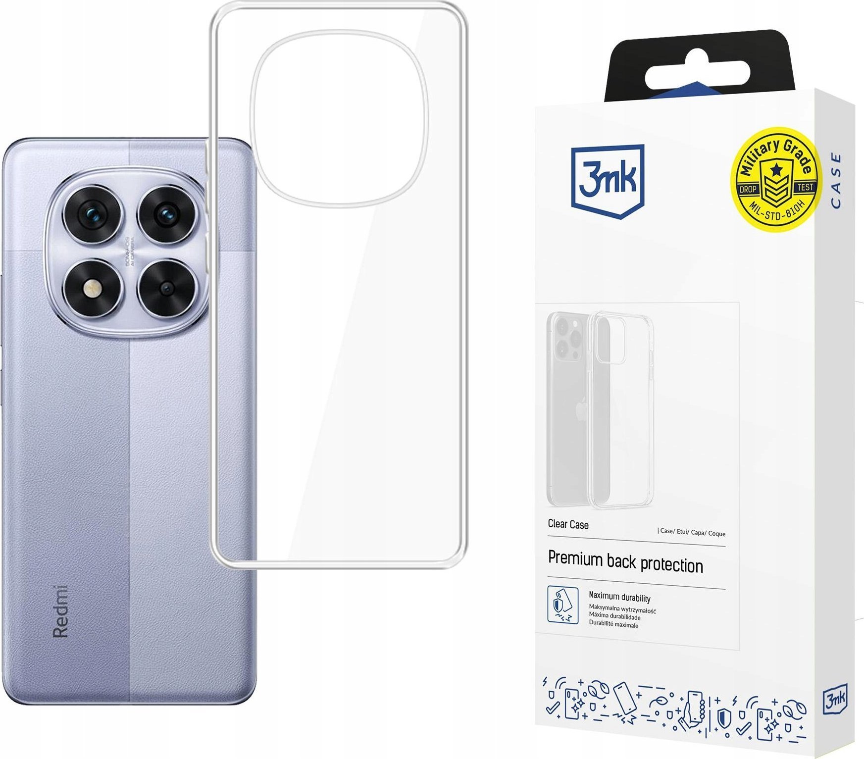 3MK Etui Clear Case do Xiaomi Redmi Note 14 Pro