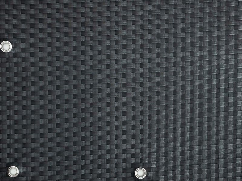 TechnoRattan Osłona Balkonowa oczkowana z TECHNORATTANU na WYMIAR (0,05m2) - Stalowa RD03