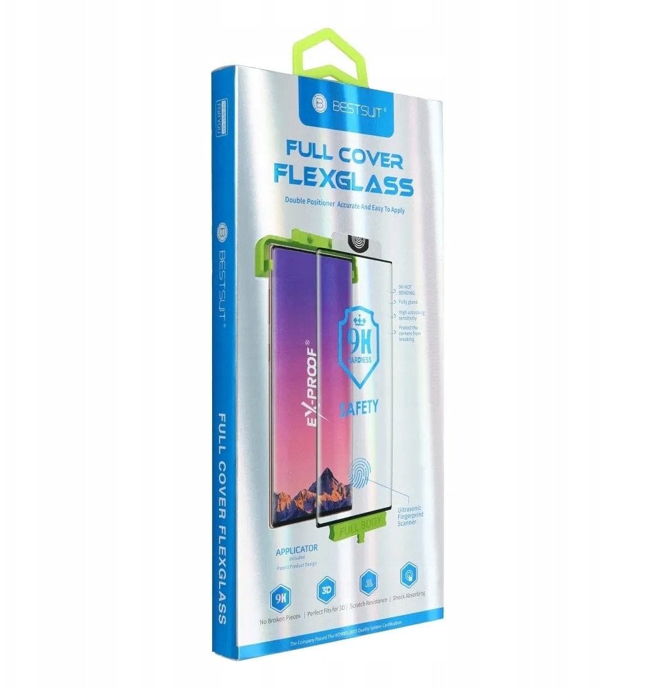 Szkło hybrydowe Bestsuit Flexible 5D Full Glue do HONOR Magic 7 Lite czarny (Hot Bending)