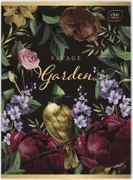 Interdruk Zeszyt A5 60 kartek kratka M 70g Metalic Savage mix cena za 1 szt