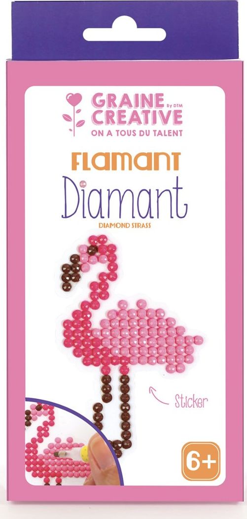 Graine Creative Naklejka Diamentowa Mozaika Flaming