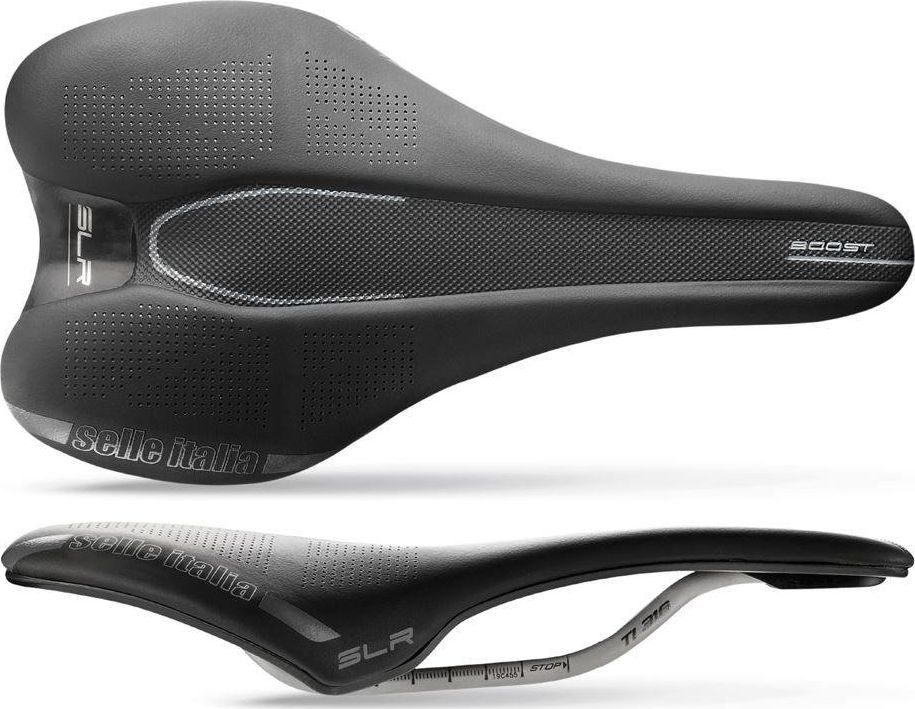 Selle Italia Siodło SELLE ITALIA SLR BOOST L (id match - L1) ti 316 tube 7, fibra-tek, czarne (NEW)