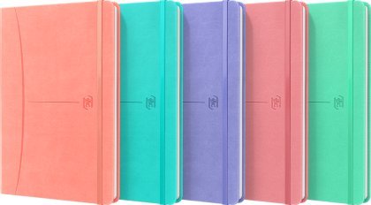 Oxford Notatnik Oxford Signature A5/80k kratka mix kolorów