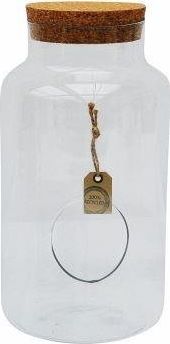 Tajemniczy ogród Słój z otworem i korkiem 35 cm