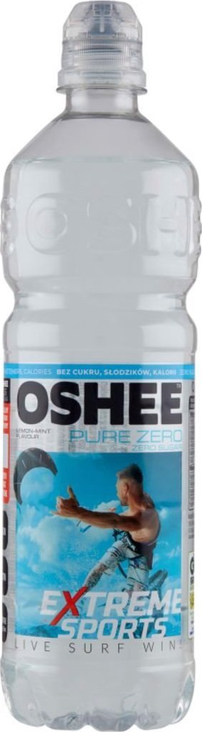 Oshee Oshee Pure Zero Napój niegazowany o smaku cytrynowo-miętowym 0,75 l