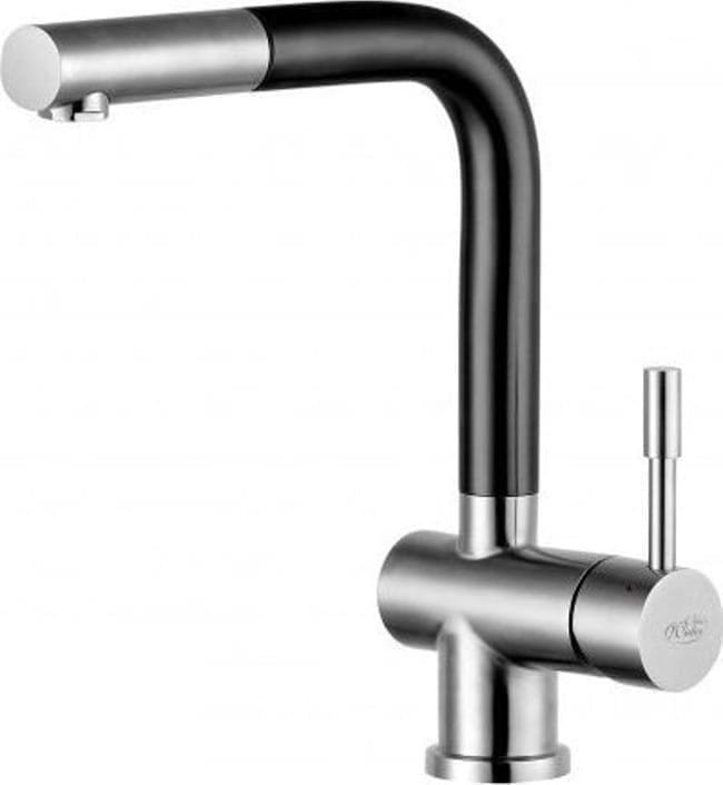 Bateria kuchenna Blue Water Corsa stojąca stal szlachetna szczotkowana z elementami czerni (BW-5901730612950)