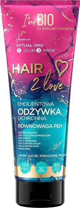 Eveline EVELINE I'm Bio Hair 2 Love EMOLIENTOWA ODŻYWKA ochronna