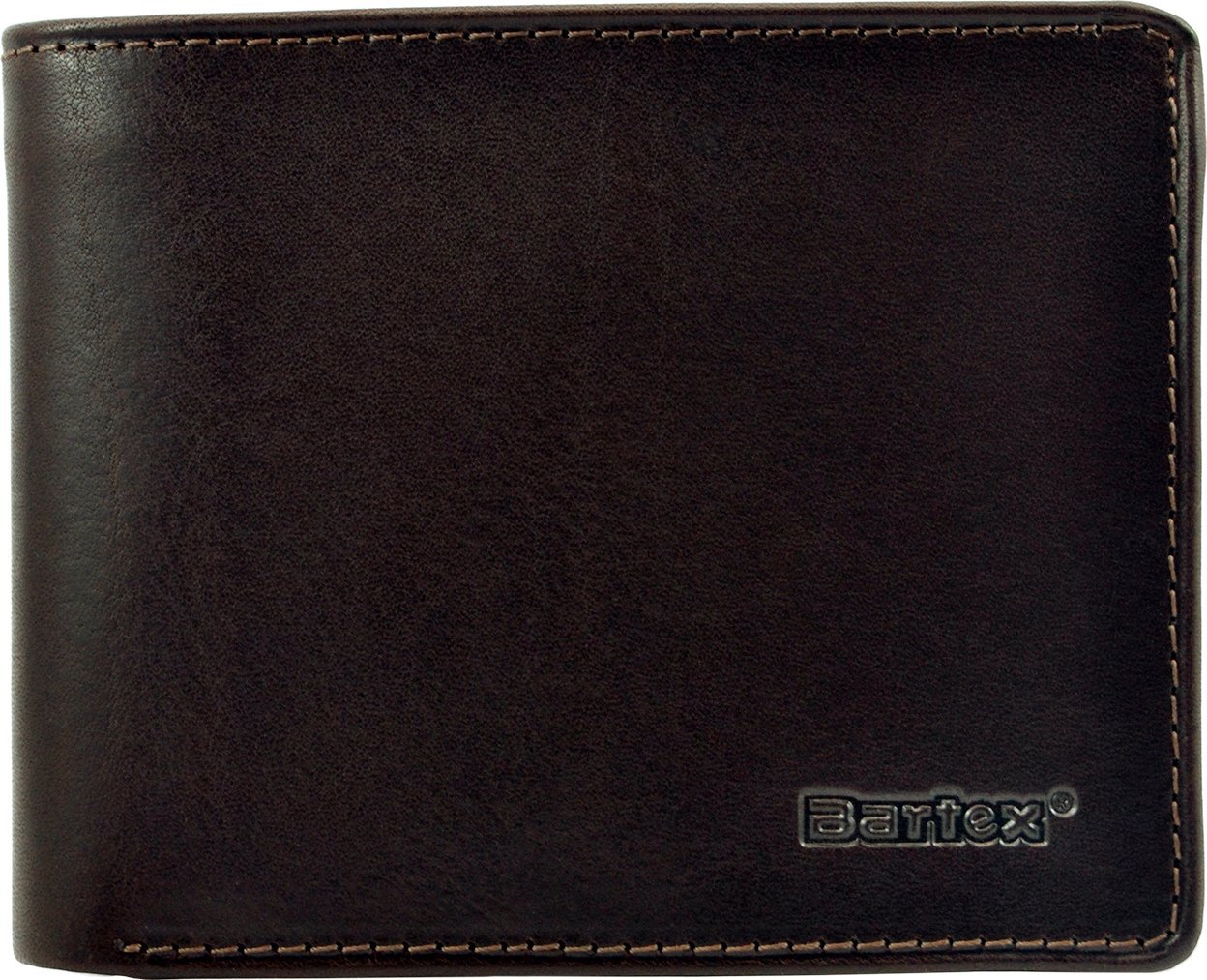Bartex BARTEX 1096M-ID skórzany portfel męski brąz RFID Travel 1096M-ID