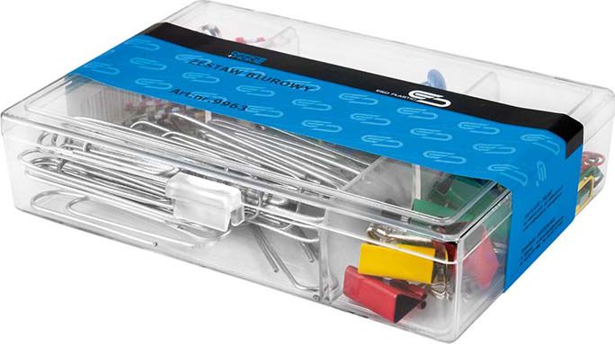 Victory Office Product ZESTAW BIUROWY E&D W PUD.113SZT 9963 SPINACZE, PINEZKI, SPINACZE KLIPY - 9963