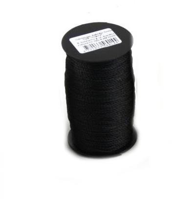 TWISTED POLYAMIDE ROPE BLACK 1MM/100M