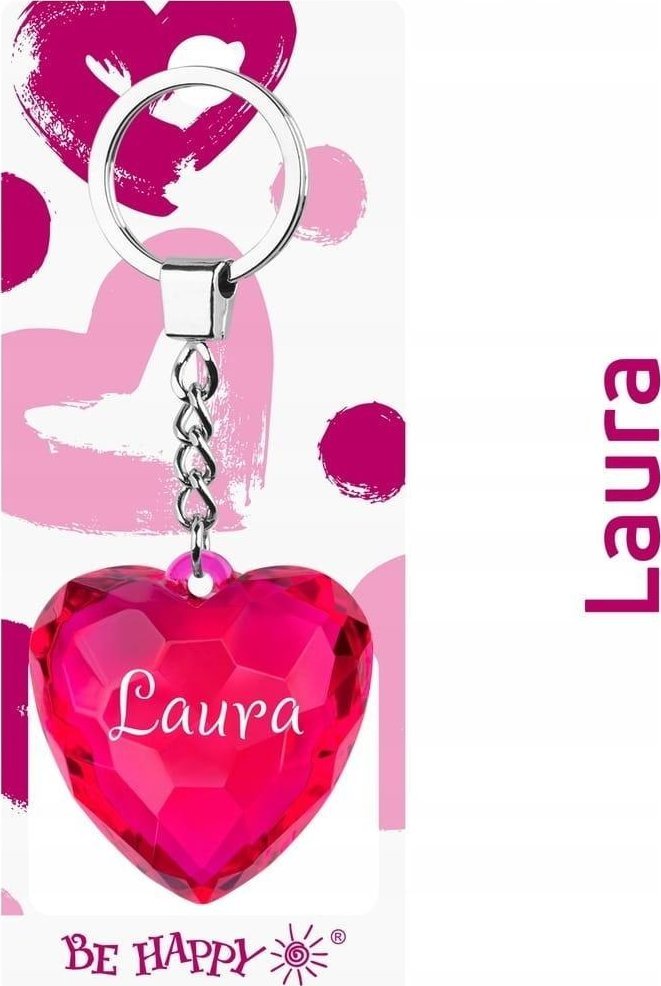 Brelok serce Laura
