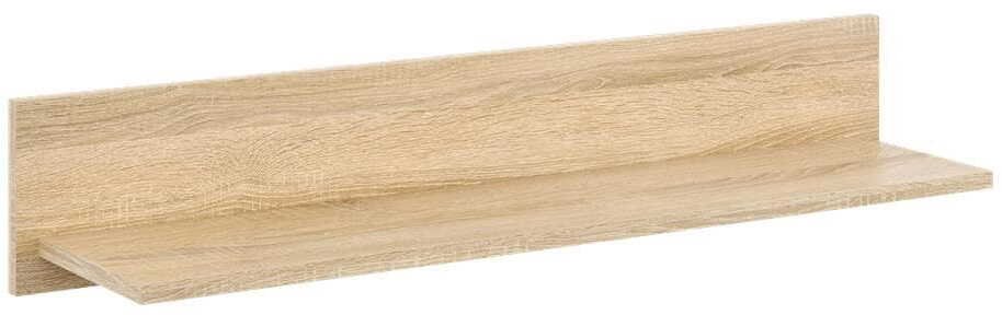 Półka wisząca, ścienna, loft, 100x20x18 cm, dąb sonoma, mat