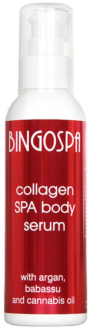 BINGOSPA Kolagenowe serum SPA do ciała z olejkiem arganowym, babassu i cannabis 135g