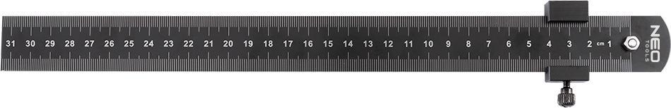 Neo Linijka z ogranicznikiem (Linijka z ogranicznikiem, 30 cm)