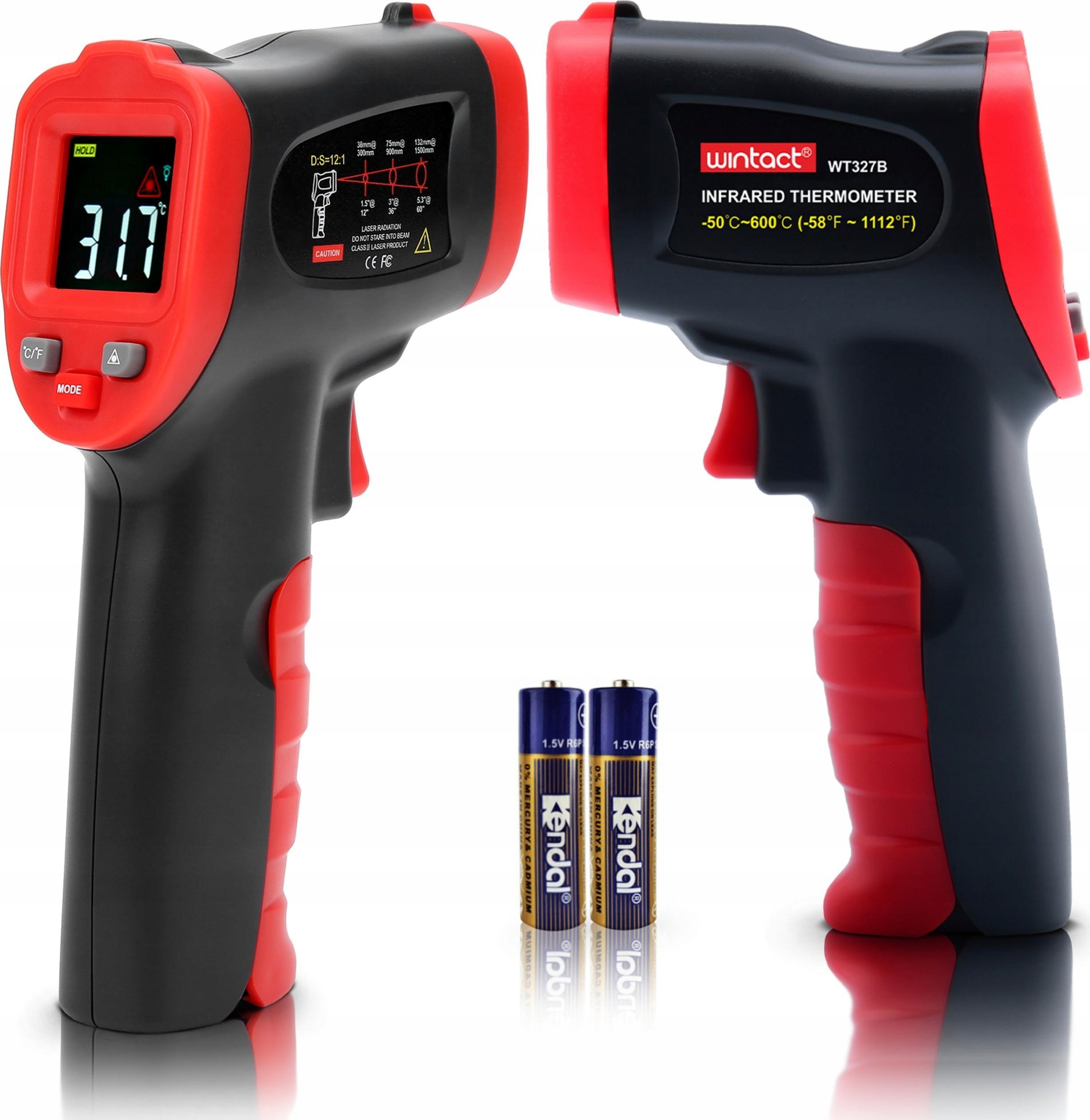 PIROMETR TERMOMETR LASEROWY -50 +600C KALIBRACJA