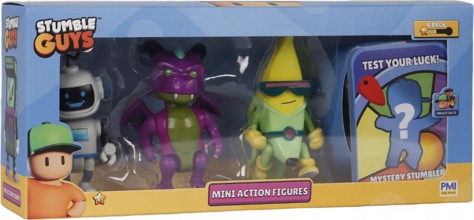 Figurka P.M.I STUMBLE GUYS S2 MINI ACTION FIGURES - 4 PACK VER.B