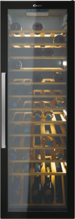 Chłodziarka do wina Candy Candy | Wine Cooler | CWC 200 EELW/NF | Energy efficiency class G | Free standing | Bottles capacity 81 | Black