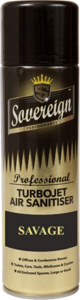 Sovereign Perfumy do wnętrz - SAVAGE - MĘSKI ZAPACH do wnętrz - Turbojet Air Sanitiser
