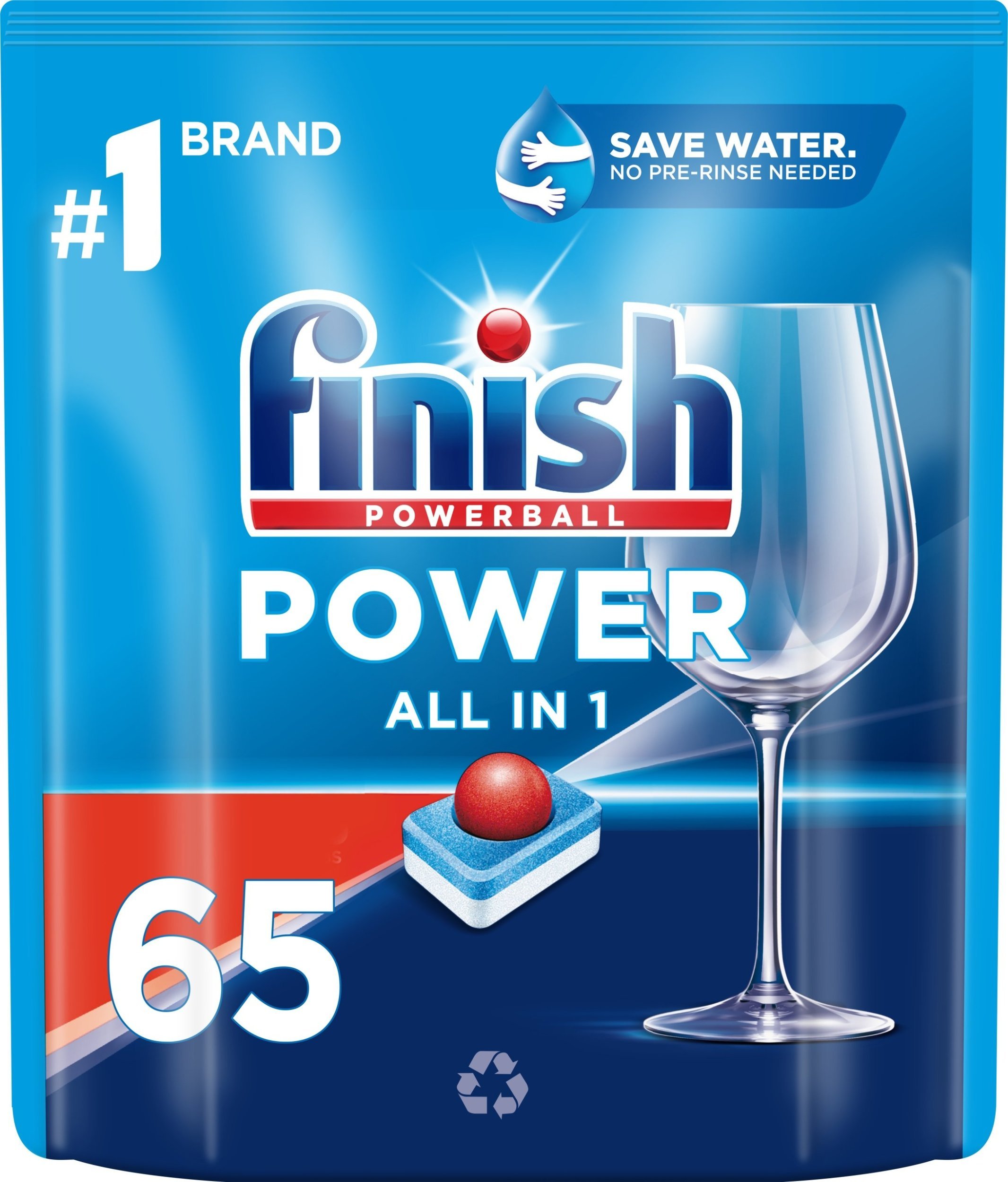 Finish Tabletki do zmywarki Power All in 1 65 szt.