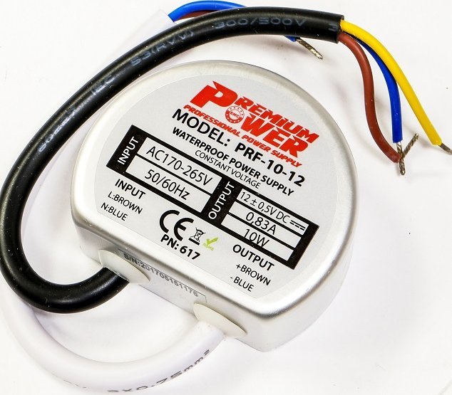 Mojeledy Zasilac do puszki 10W 12V DC 0,83A LUX05285