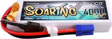 Gens Ace Akumulator Gens ace G-Tech Soaring 4000mAh 14.8V 30C 4S1P Lipo Battery