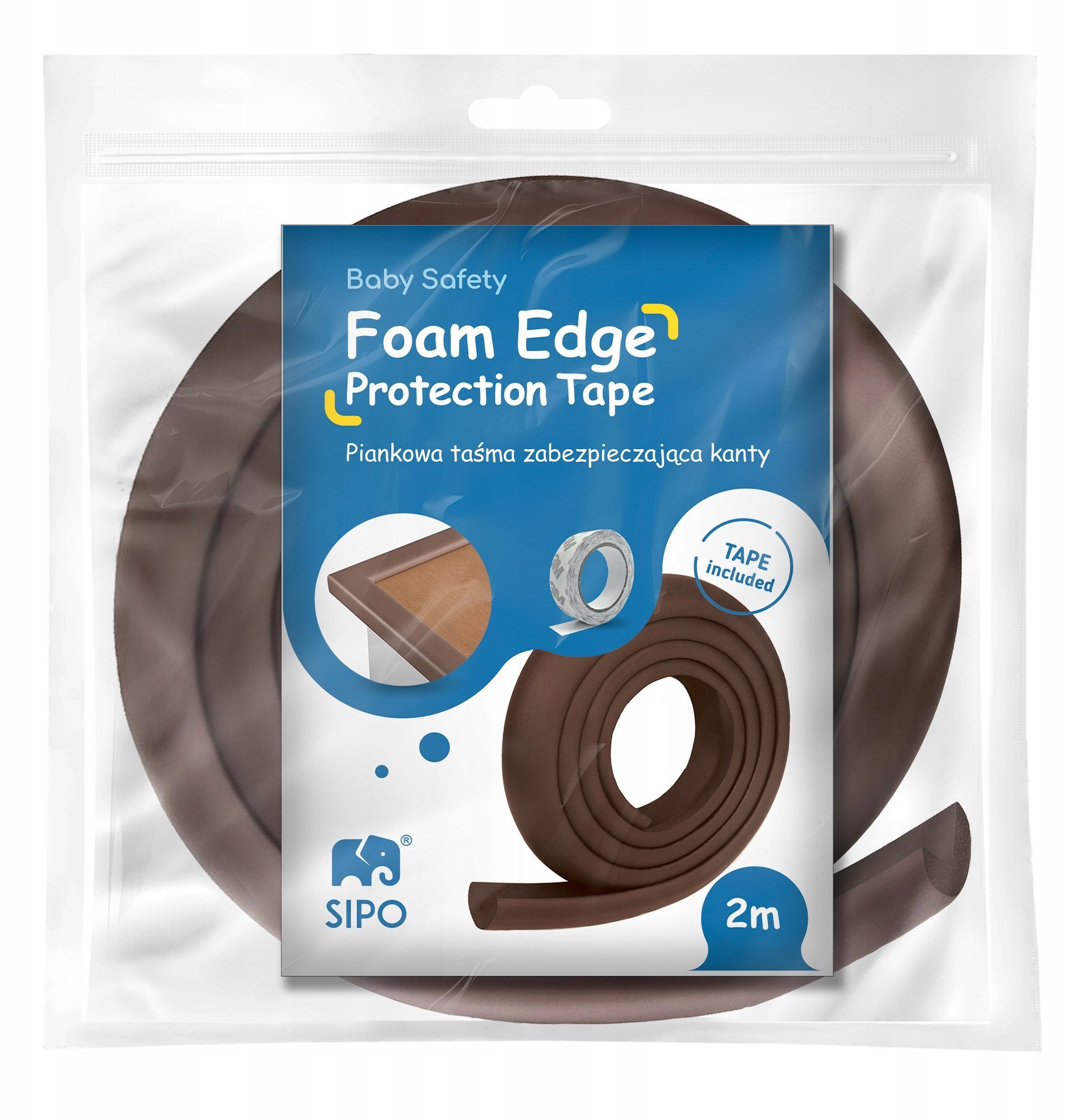 SIPO-SBS-T11-F4 PIANKOWA TAŚMA ZABEZPIECZAJĄCA BRĄZ