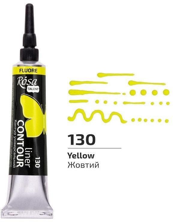 Farba aktylowa kontur universal fluor yellow 20ml