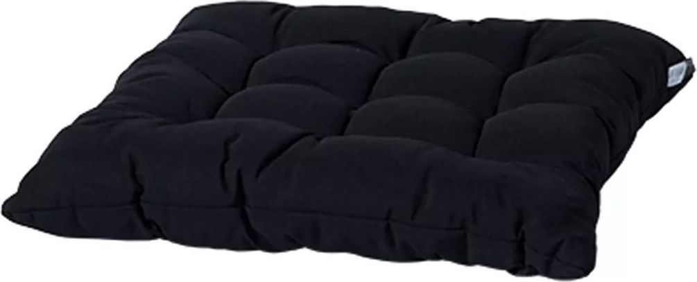 Madison Madison Poduszka na siedzisko Panama, 46x46 cm, czarna, TOSCB223