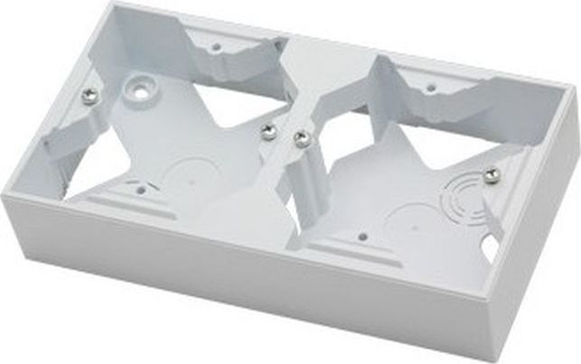 Ospel ARIA Puszka instalacyjna podwójna biały PNP-2U/00