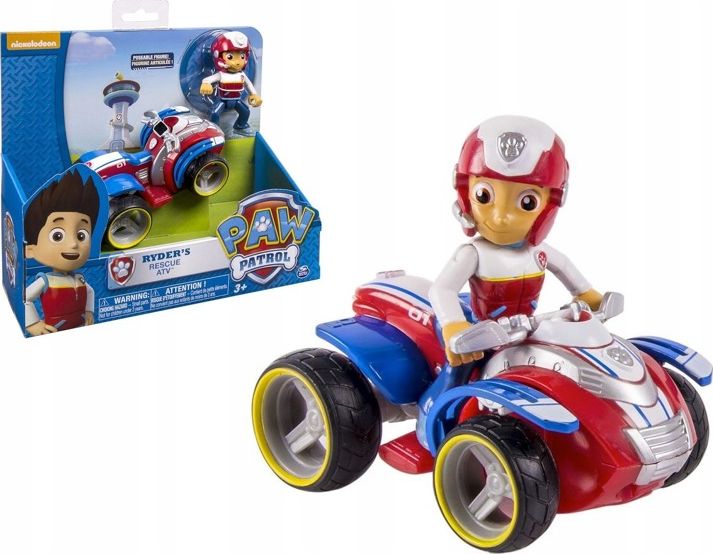 Figurka Spin Master Psi patrol - Ryder + quad ratunkowy (20064342)