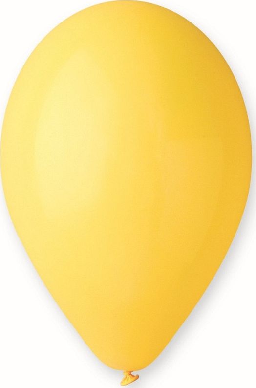 Gemar Balony pastelowe Żółte, G110, 30 cm, 100 szt.