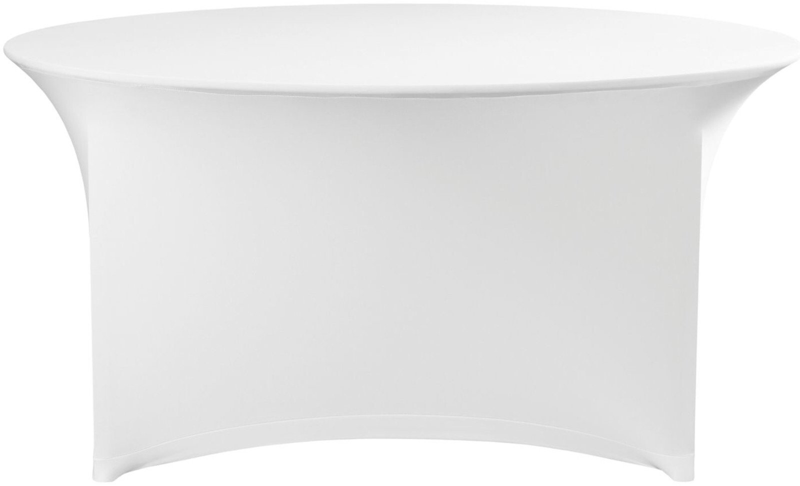 Hendi Obrus na stół okrągły cateringowy śr. 150x76 cm - biały