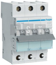MBS332 MCB Wyłącznik nadprądowy Icn=6000A 3P B 32A QuickConnect MBS332