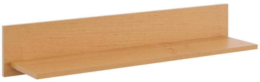 KROKUS Półka wisząca, ścienna, loftowy, 100x20x18 cm, olsza, mat