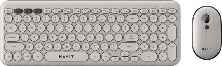 Bezprzewodowy zestaw gamingowy 2w1 HAVIT KB254GCM klawiatura + mysz (szary)