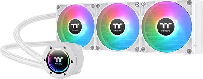 Chłodzenie wodne Thermaltake K Cooler Wasserkühlung Thermaltake TH360 V2 ARGB Sync CPU Liquid Cooler Snow Edition