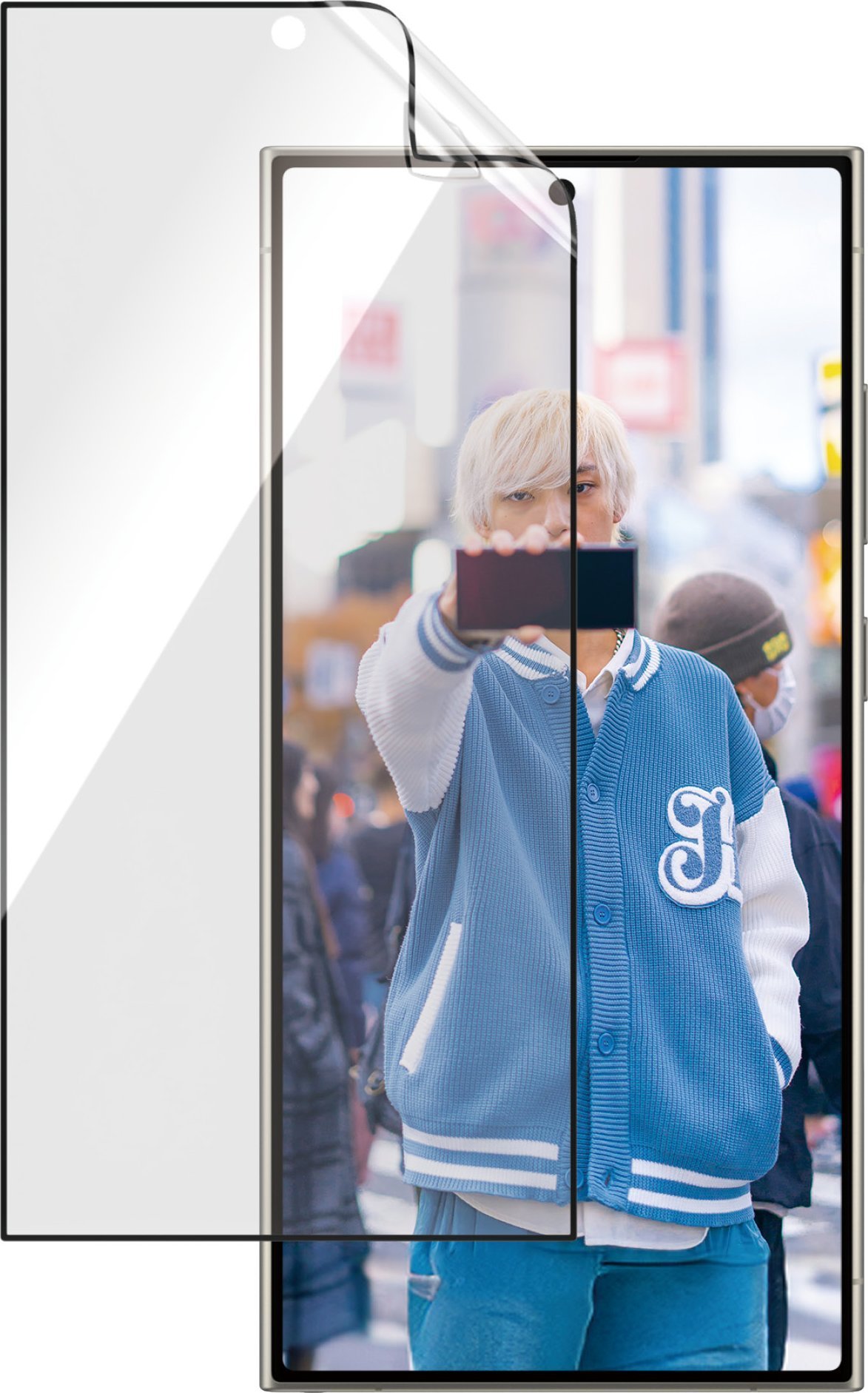 PanzerGlass Szkło hartowane Eco* Matrix Ultra-Wide Fit do Samsung Galaxy S25 Ultra